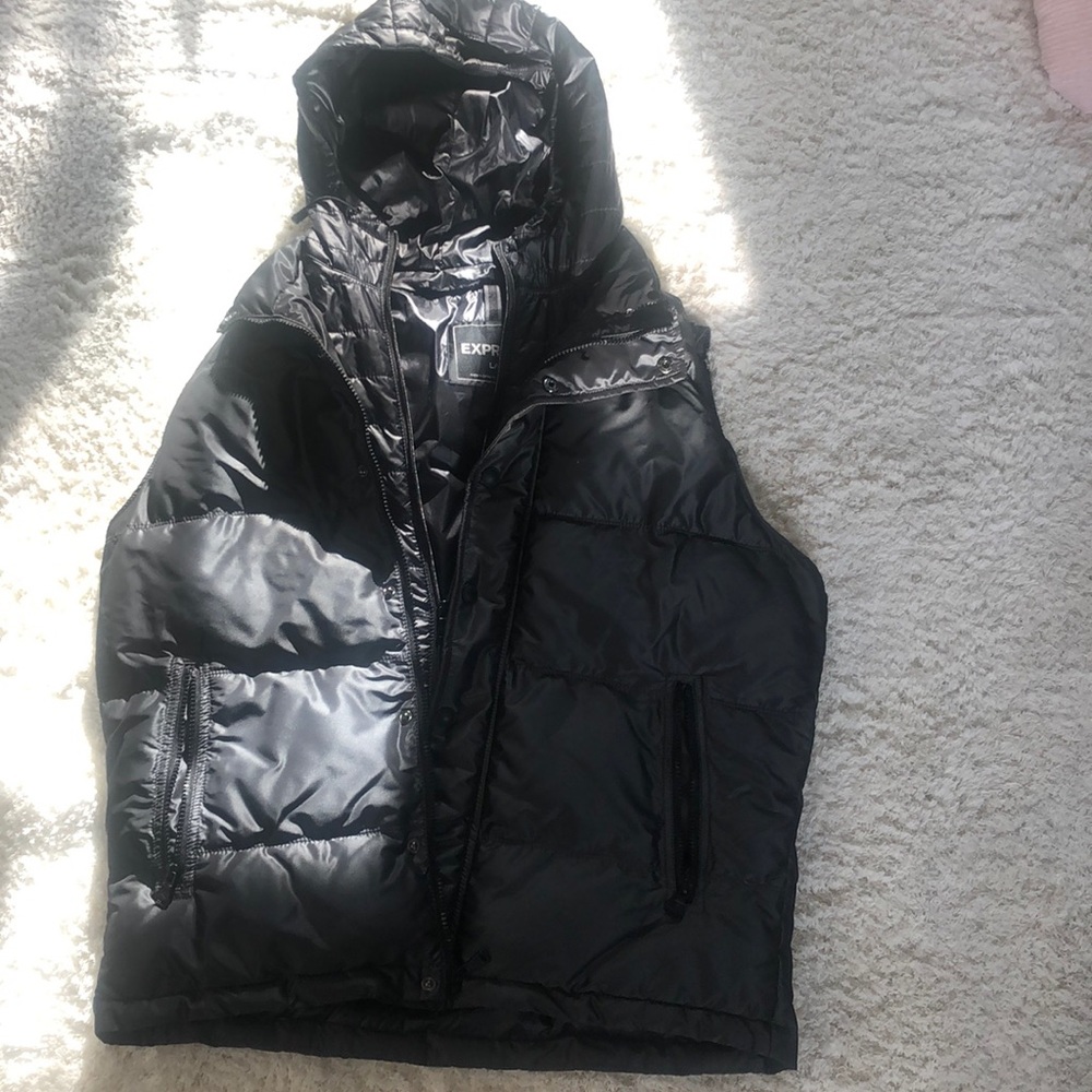 express mens puffer vest